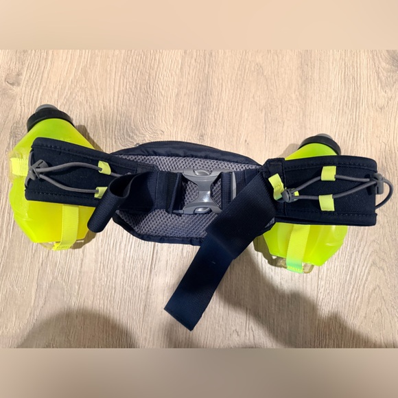 Nathan Black and Yellow Hydration Belt